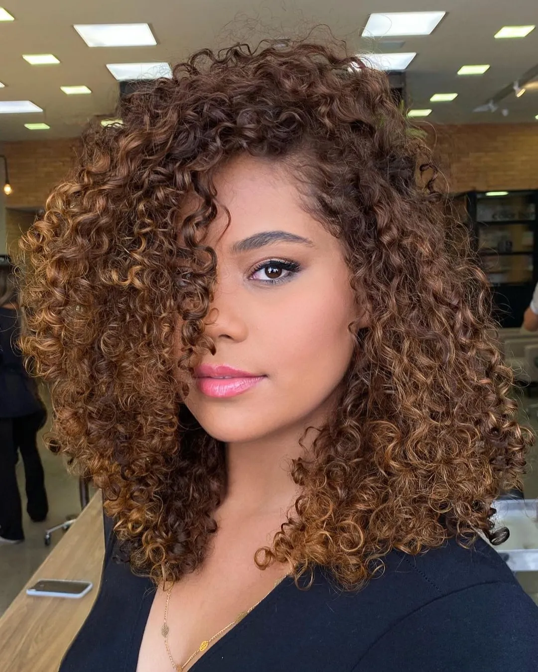 Copper Hair Color Ideas for Thick Coily Hair