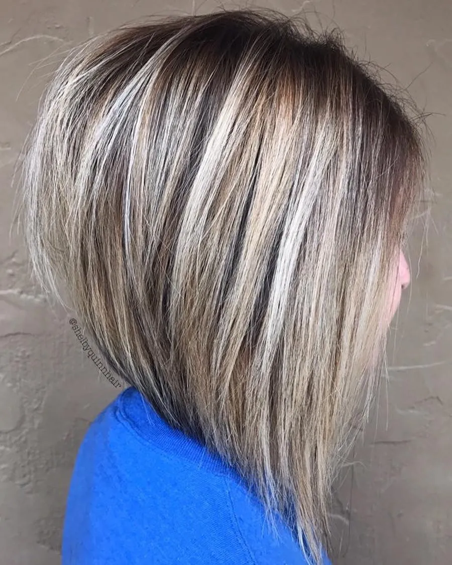 Platinum Blonde Hair Color Ideas for Asymmetrical Bob Styles