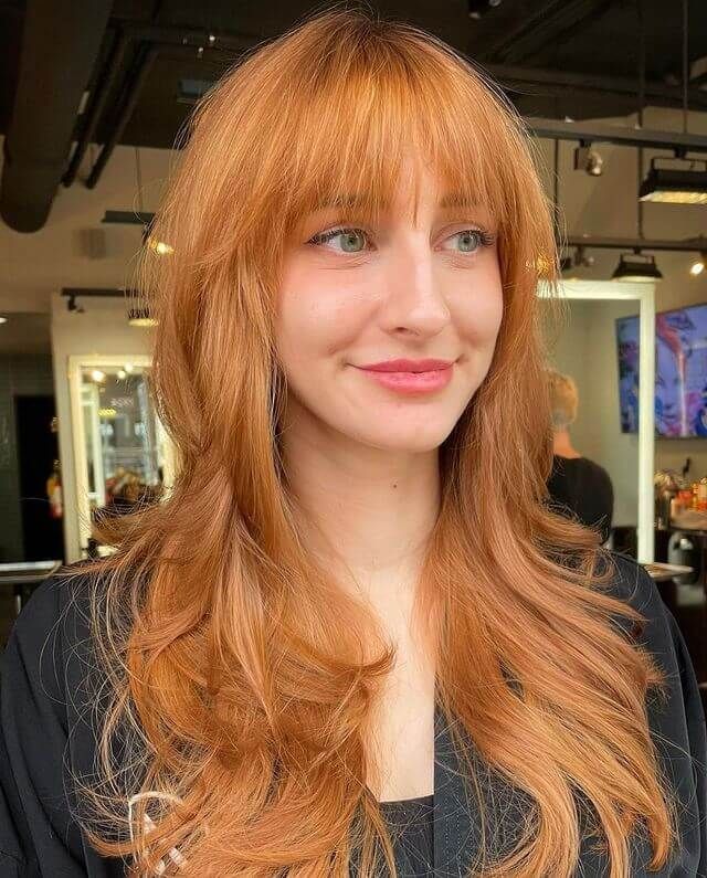 Copper Hair Color Ideas with Sun-Kissed Balayage