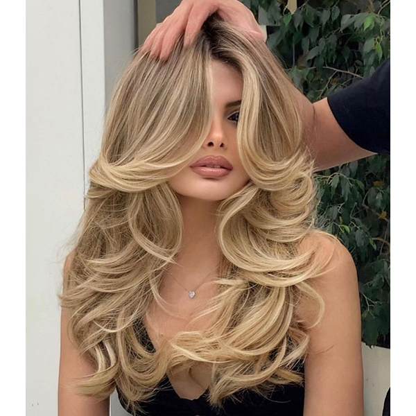 Platinum Blonde Hair Ideas for Voluminous Blowout