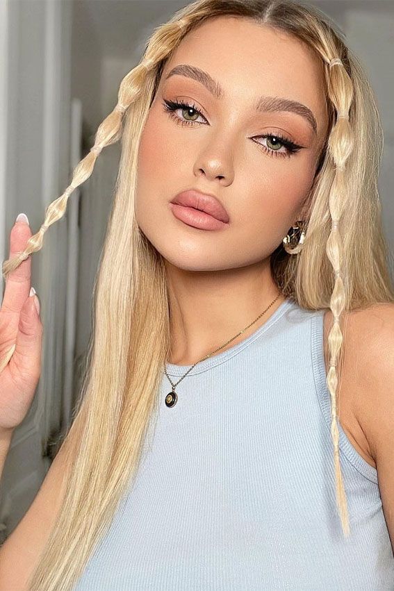 Bubble Braid Platinum Blonde Inspiration
