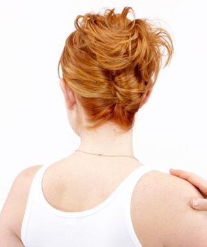 Copper Peach Hair Color Ideas on French Twist Updo